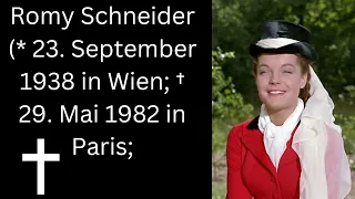 Romy Schneider (* 23. September 1938 in Wien; † 29. Mai 1982 in Paris. Der Film Sissy die Kaiserin