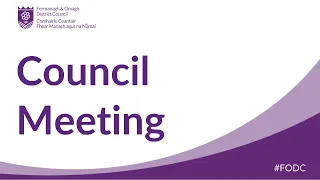 Special Council Meeting- Estimates