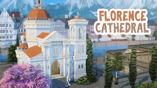 Florence Cathedral 💒 || The Sims 4 Wedding Venue: Speed Build