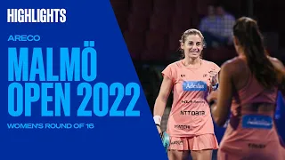 Highlights 🚺  Round of 16 (1) Areco Malmö Open 2022