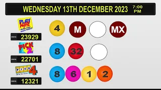 Nlcb Draw Results Wednesday 13th December 2023