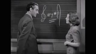 Basil Rathbone Teaches Music Theory (?) In Confession (1937)