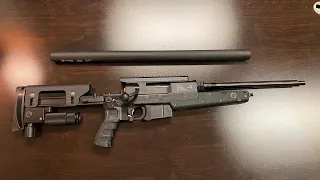 The new B&T APR308S & the B&T SPR300. Integrally suppressed sniper rifle systems.  Comparison video.