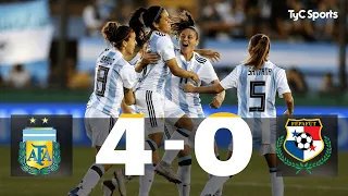 Argentina 4-0 Panamá: Repechaje Ida Mundial Femenino Francia 2019