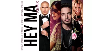 PitBull Britney Spears Camila Cabello  J. Balvin - Hey Mama Remix