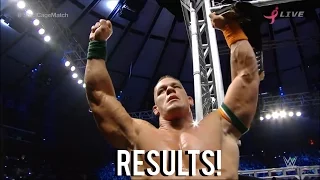 WWE Live From MSG John Cena vs Seth Rollins Steel Cage Match Result!