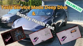Tesla Service Mode Deepish Dive & Battery Health Test! Results after 6,099 mile Texas Road-Trip