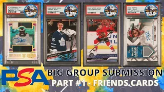 BIG PSA GROUP SUBMISSION REVEAL! TON OF HOCKEY ALONG WITH FOOTBALL, BASEBALL & CONNOR BEDARDS!