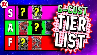 EVERY 6-Cost Card RANKED | Tier List with TUCCRR | Marvel SNAP