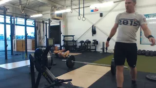 athens throwdown wod 18.1 Jeffrey Belmans