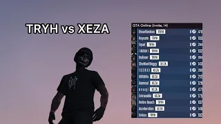 TRYH vs XEZA (crew war) The End of The Shitty Barcode Crew