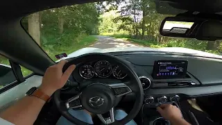 2021 Mazda Miata MX-5 ND2 2.0 Skyactiv-G 184 HP - POV Test Drive exhaust sound and acceleration