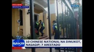 Saksi: 10 Chinese national na dinukot, nasagip