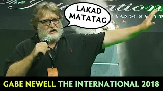 Gabe Newell on The International 2018 — Lakad Matatag!