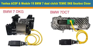 Yanhua ACDP and Module 19 Clone BMW 7 dual clutch TEMIC DKG Gearbox