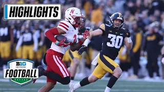 Nebraska at Iowa | Highlights | Big Ten Football | Nov. 25, 2022