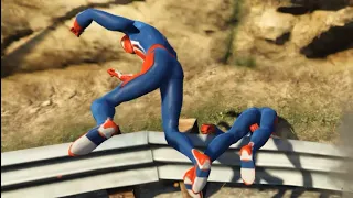 GTA 5 SPIDERMAN Ragdolls 4k Compilation #11 (Funny Moments/Fails/Euphoria Physics) EP 25