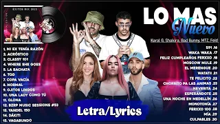 Lo Mas Nuevo 2023 - Karol G, Shakira, Bad Bunny, Manuel Turizo, Feid - Reggaeton Mix 2023 (Letra)