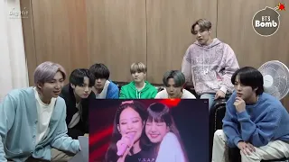 bts reaction to Lisa being so affectionate to Jennie show summary details