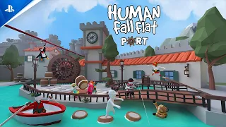 Human: Fall Flat - Free Level Port Launch Trailer | PS5 & PS4 Games