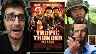 I really wasn't ready for *Tropic Thunder*