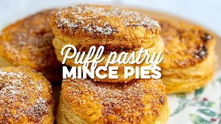 Puff Pastry Mince Pies (Air Fryer or Oven) | Supergolden Bakes