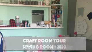 2020 Craft Room Tour - Pt 2  Sewing Corner Update || SEWING ROOM TOUR