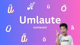 How To Pronounce the German Umlauts Ä, Ö, Ü | Die deutschen Umlaute | KidsGerman