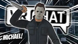 MICHAEL MYERS SLASHES HIS WAY INTO VRCHAT! - Funny VRChat Moments