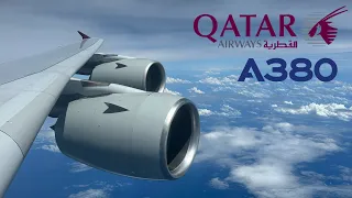 4K Qatar Airways A380 Economy Class 🇶🇦 Doha DOH - Bangkok BKK 🇹🇭 [FULL FLIGHT REPORT]