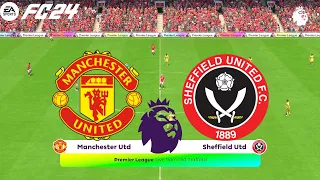 FC 24 | Manchester United vs Sheffield United - English Premier League 23/24 - PS5™ Full Gameplay