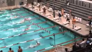 Amazing underwater swim