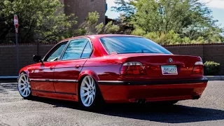 Slammed "VIP" BMW E38 740il  - One Take