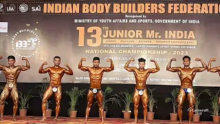 13 Junior Mr.India 2023Bodybuilding Competition 55kg to 80kg and final