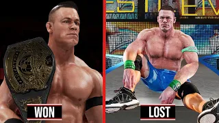 All John Cena Wrestlemania Win-Loss Record! 2004 - 2020