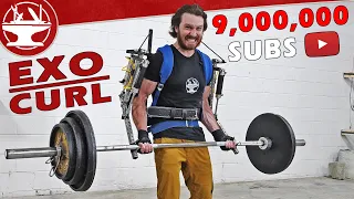 Exoskeleton Curls WORLD RECORD! (9M SUB VIDEO!!!)