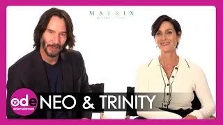 Keanu Reeves & Carrie-Anne Moss Talk Reuniting For The Matrix