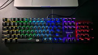Redragon Sindri K671 Red Switch Mechanical Keyboard Sound Test - Type Racer and First Impressions