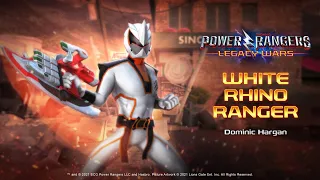 White Rhino Ranger Dominic | Power Rangers Legacy wars