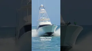 Viking Yachts Sportfish Critical Path cruisin in Port Everglades Ft Lauderdale FL #vikingyachts