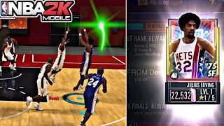 NBA 2K Mobile | PINK DIAMOND JAM MASTER "DR.J" JULIUS ERVING HIGHLIGHTS! GREAT DUNKER!!!