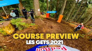 Les Gets Course Preview w/ Brook MacDonald | UCI Downhill MTB World Cup 2021