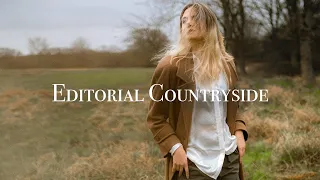 Editorial English Countryside Portraits | Behind the Scenes Photoshoot