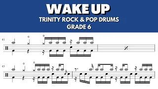 Wake Up | Trinity Rock & Pop Drums | backing with click