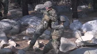 2nd Marine Division, Rope Bridge Crossing Mountain Warfare Training Center, Bridgeport, CA