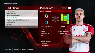 Bayern Munchen 2023/2024 Transfer Update Facepack PES 2021-SPFL2023-SPFL2024