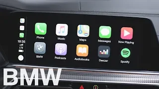 Подключите iPhone через Apple CarPlay — Видеоинструкции BMW