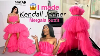 Making celebrity’s outfit (Kendall Jenner) / Tulle dress / prom dress / bridal dress
