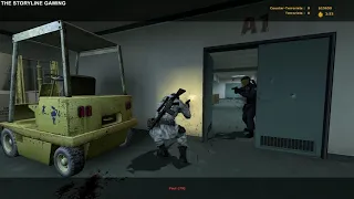 Counter Strike : Source - Sprint Trading HQ - Gameplay "CT Forces" (with bots) No Commentary