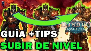 Diablo Immortal GUIA Subir de NIVEL RAPIDO